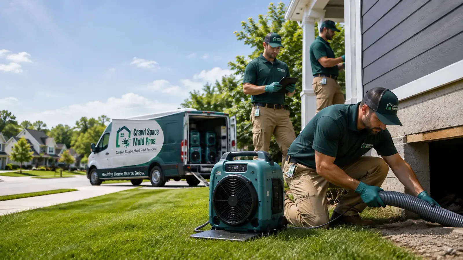 Crawl Space Mold Removal in Escanaba, MI